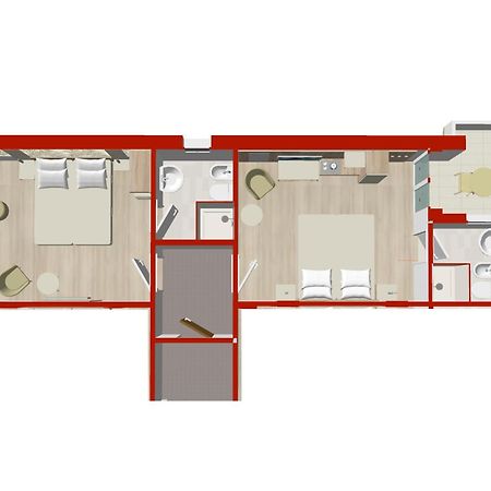 Continental B&B City Hotel บิบิโอเน ภายนอก รูปภาพ